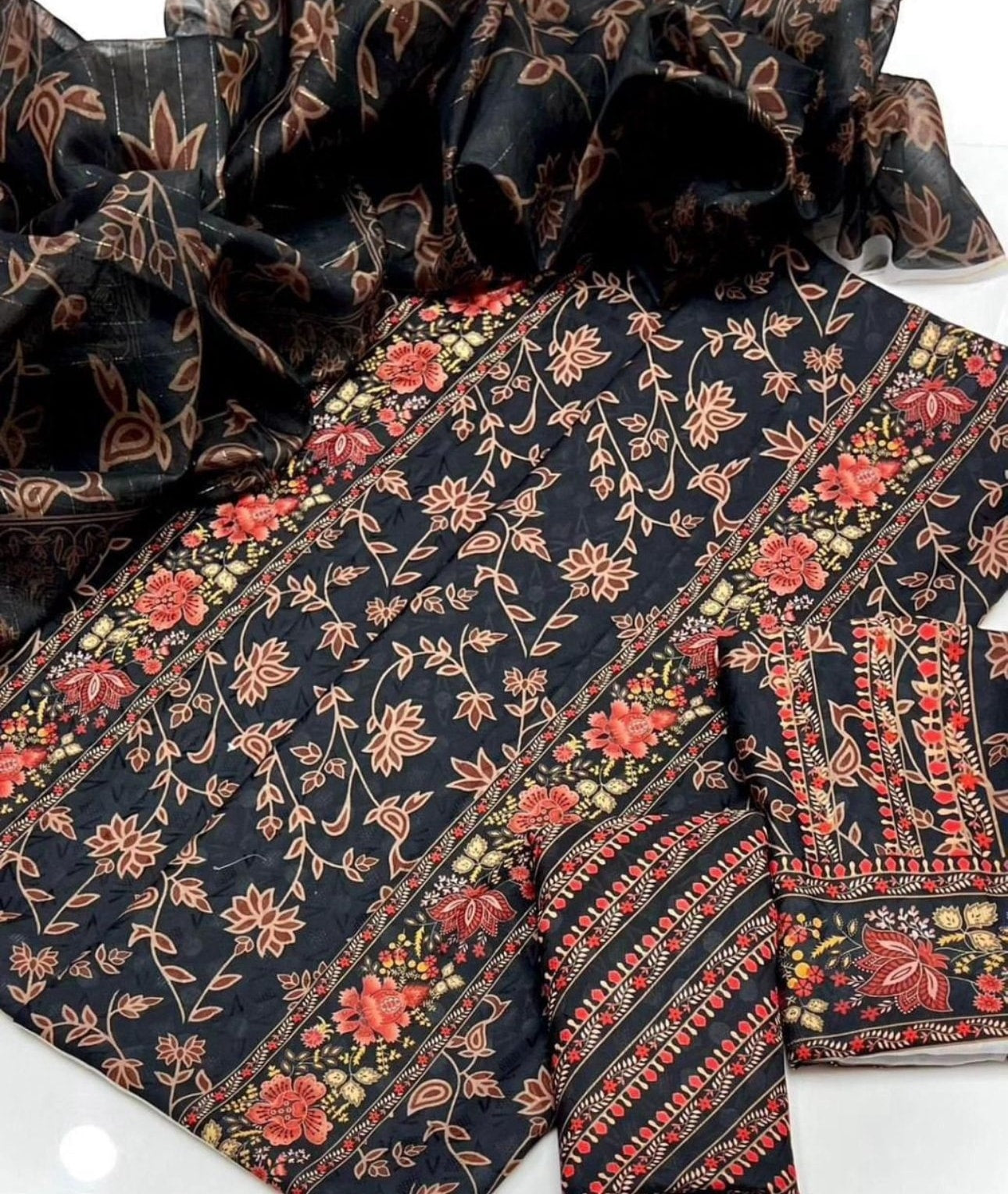 Premium Swiss Lawn 3pc Unstitch