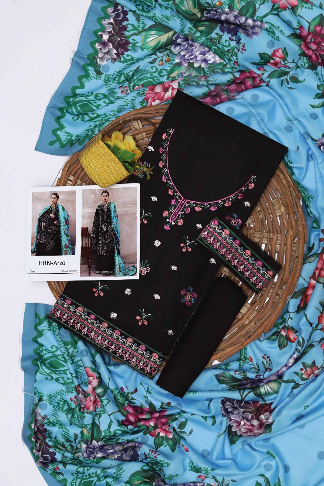 Maria B Dhanak - Heavy Embroidery