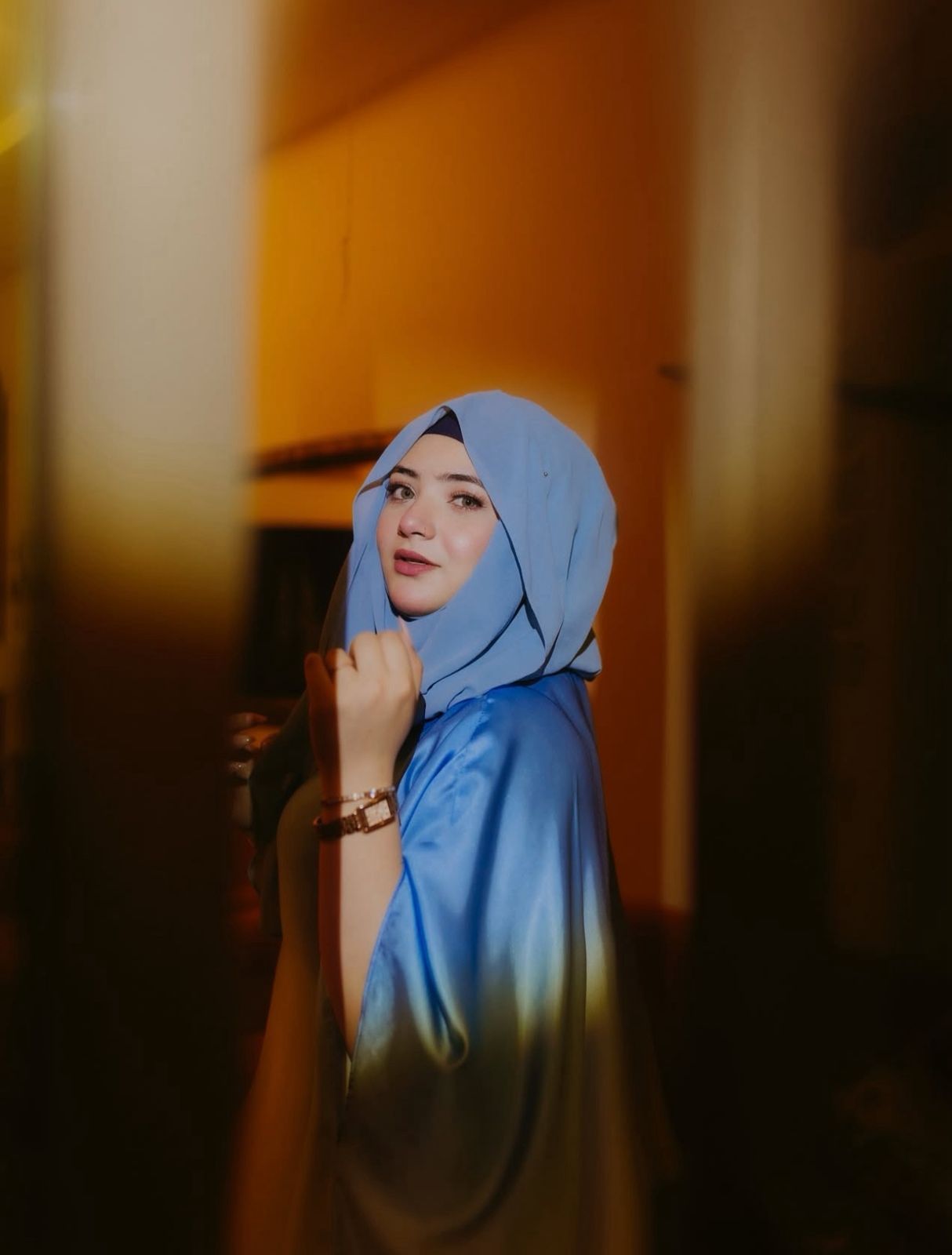 Shamoze Silk Digital Print 3 Pcs Dress Unstitch