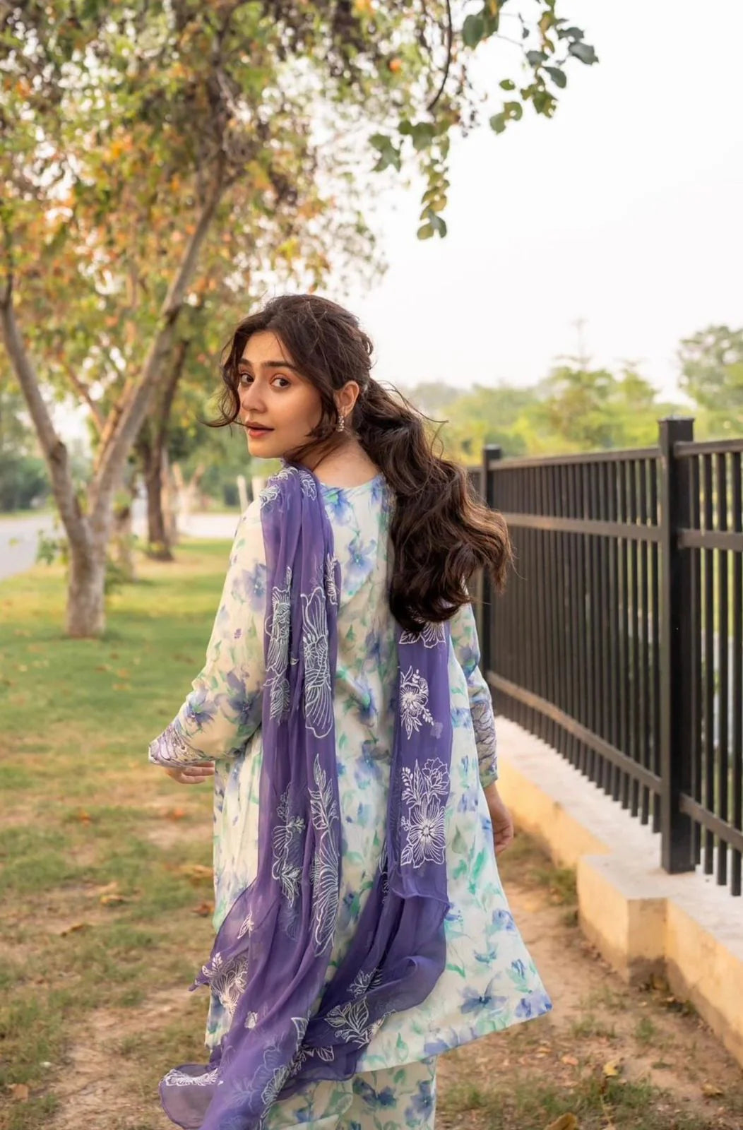 3Pc Dress Swiss Lawn Unstitch