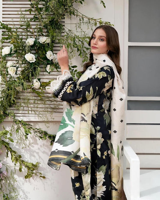 Premium Swiss Lawn 3pc Unstitch