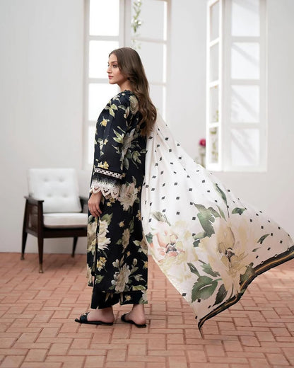 Premium Swiss Lawn 3pc Unstitch