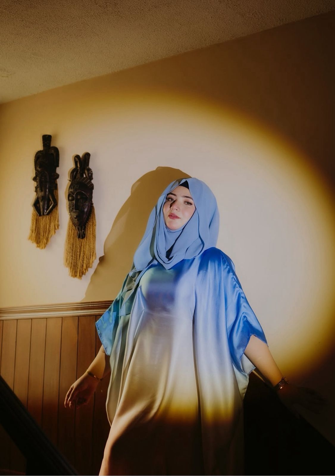 Shamoze Silk Digital Print 3 Pcs Dress Unstitch