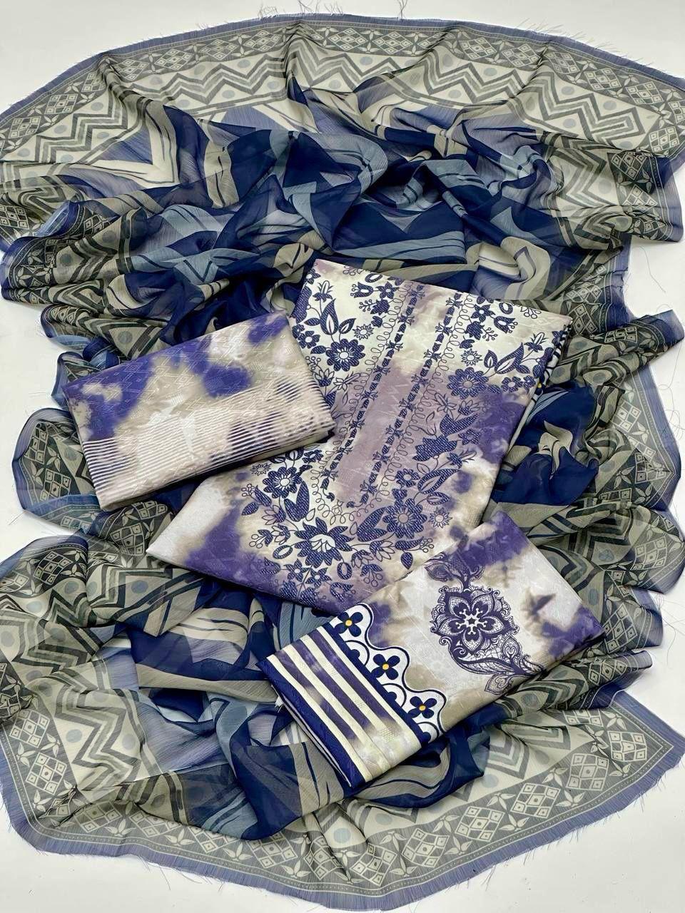 Swiss Lawn 3pc Unstitch