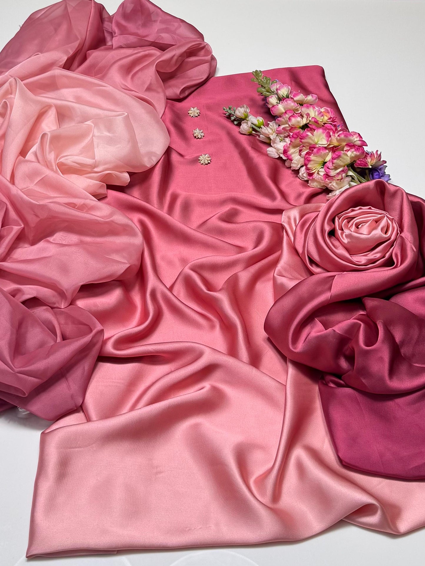 Shamoze Silk Digital Print 3pc Unstitch